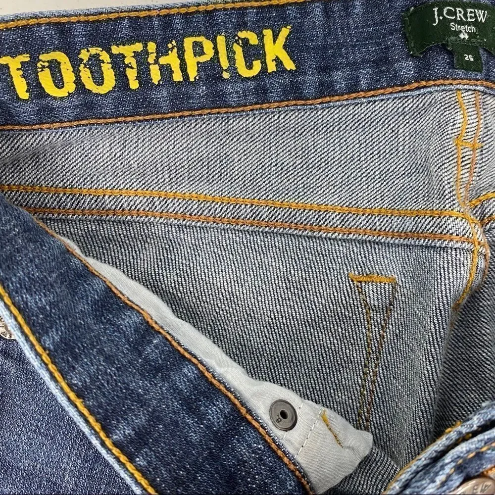 J. Crew Womens Toothpick Stretch Jeans size 25 XS